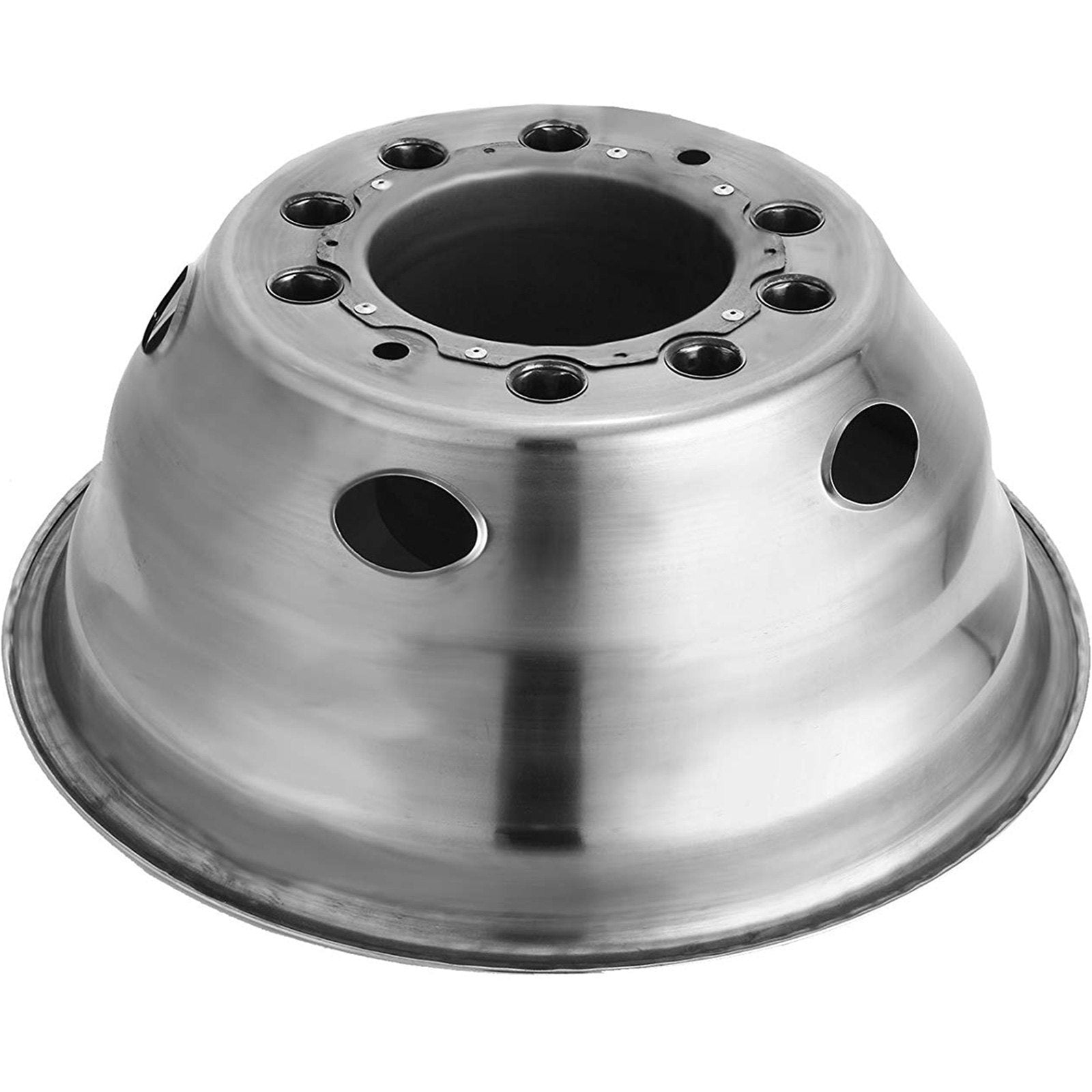 Automotive Repair & Speciality Tools: VEVOR Polished 19.5" 10 Lug Wheel Simulators Stainless Steel Bolt Kit Hubcap Kit Fit for 2005-2020 Ford F450/F550 2WD Trunk Dually Wheel Cover Set