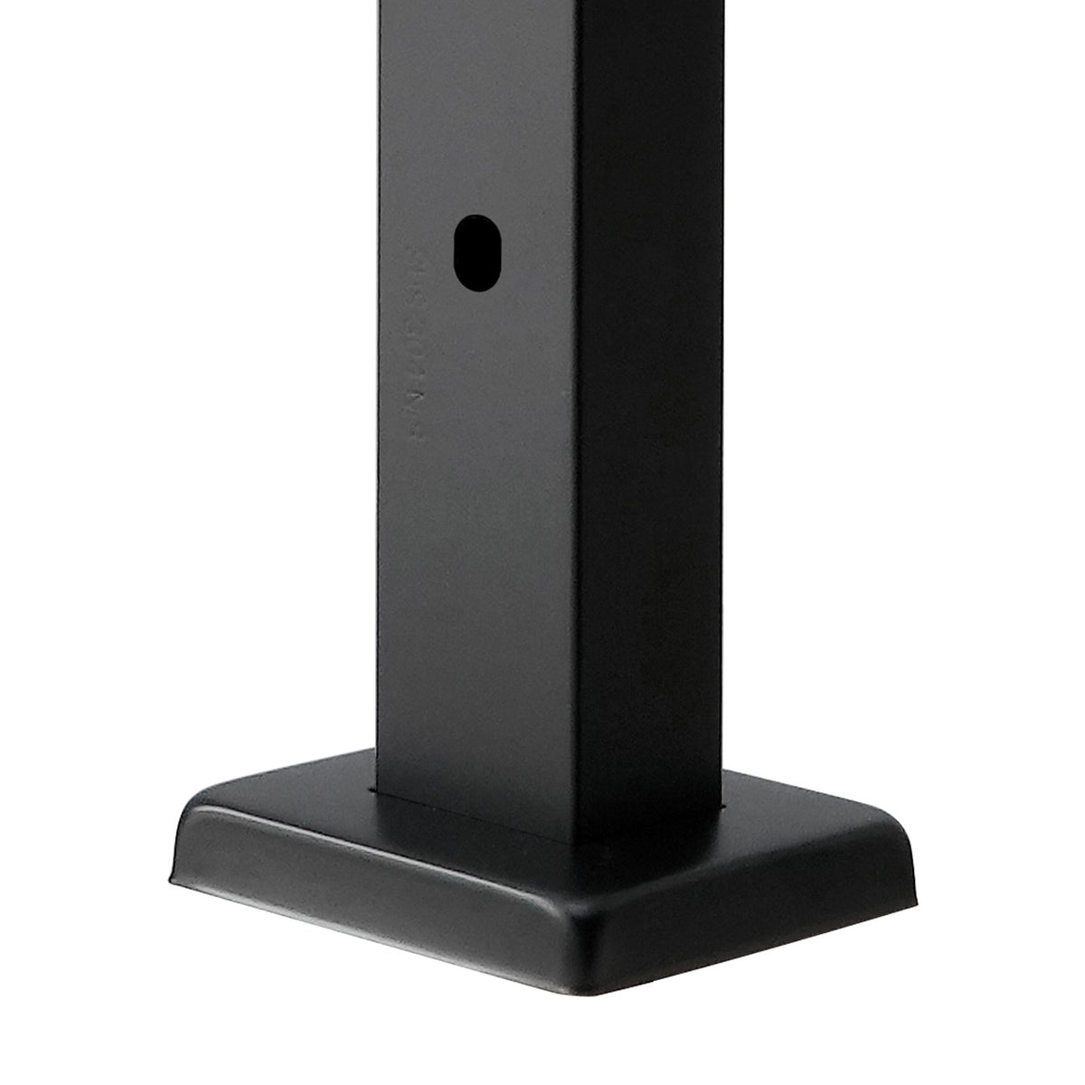 Cable Railing Post, 36x2x2 Inch Stair Railing Post, with Pre-Drilled 30° Angled Holes, Stainless Steel Cable Rail Post with Horizontal and Curved Bracket, 1-Pack, Black, 1JZLGZXHS914YIVIS001V0