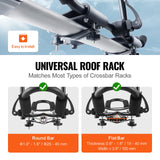 Bicycle Stands & Storage: VEVOR Kayak Roof Rack 1 Pair J-Bar, Soft Roof Rack, Top Mount Tie Down, Carrier for kayak, Surf Board, Canoe, SUP, Ski Board, Mount on Car, SUV, Truck, 2 Kayaks