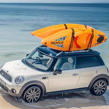 Bicycle Stands & Storage: VEVOR Kayak Roof Rack 1 Pair J-Bar, Soft Roof Rack, Top Mount Tie Down, Carrier for kayak, Surf Board, Canoe, SUP, Ski Board, Mount on Car, SUV, Truck, 2 Kayaks