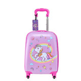 Mouse & Accessories: VEVOR Kids Luggage Set, 2 Piece, 45.7 cm Hardside Rolling Wheels Suitcase with Hard-Shell Backpack, Unicorn Kids Carry on Luggage Set, Holiday Birthday Present for Girls & Boys, Airline Approved
