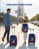 Mouse & Accessories: VEVOR Kids Luggage Set, 2 Piece, 45.7 cm Hardside Rolling Wheels Suitcase with Hard-Shell Backpack, Dinosaur Kids Carry on Luggage Set, Holiday Birthday Present for Girls & Boys, Airline Approved
