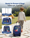 Mouse & Accessories: VEVOR Kids Luggage Set, 2 Piece, 45.7 cm Hardside Rolling Wheels Suitcase with Hard-Shell Backpack, Dinosaur Kids Carry on Luggage Set, Holiday Birthday Present for Girls & Boys, Airline Approved