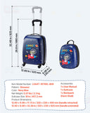 Mouse & Accessories: VEVOR Kids Luggage Set, 2 Piece, 45.7 cm Hardside Rolling Wheels Suitcase with Hard-Shell Backpack, Dinosaur Kids Carry on Luggage Set, Holiday Birthday Present for Girls & Boys, Airline Approved