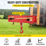 Automotive Lifts & Hoists: VEVOR Forklift Lifting Hook 6000 LBS Capacity Forklift Lifting Hoist Swivel Hook Mobile Crane Forklift Attachments