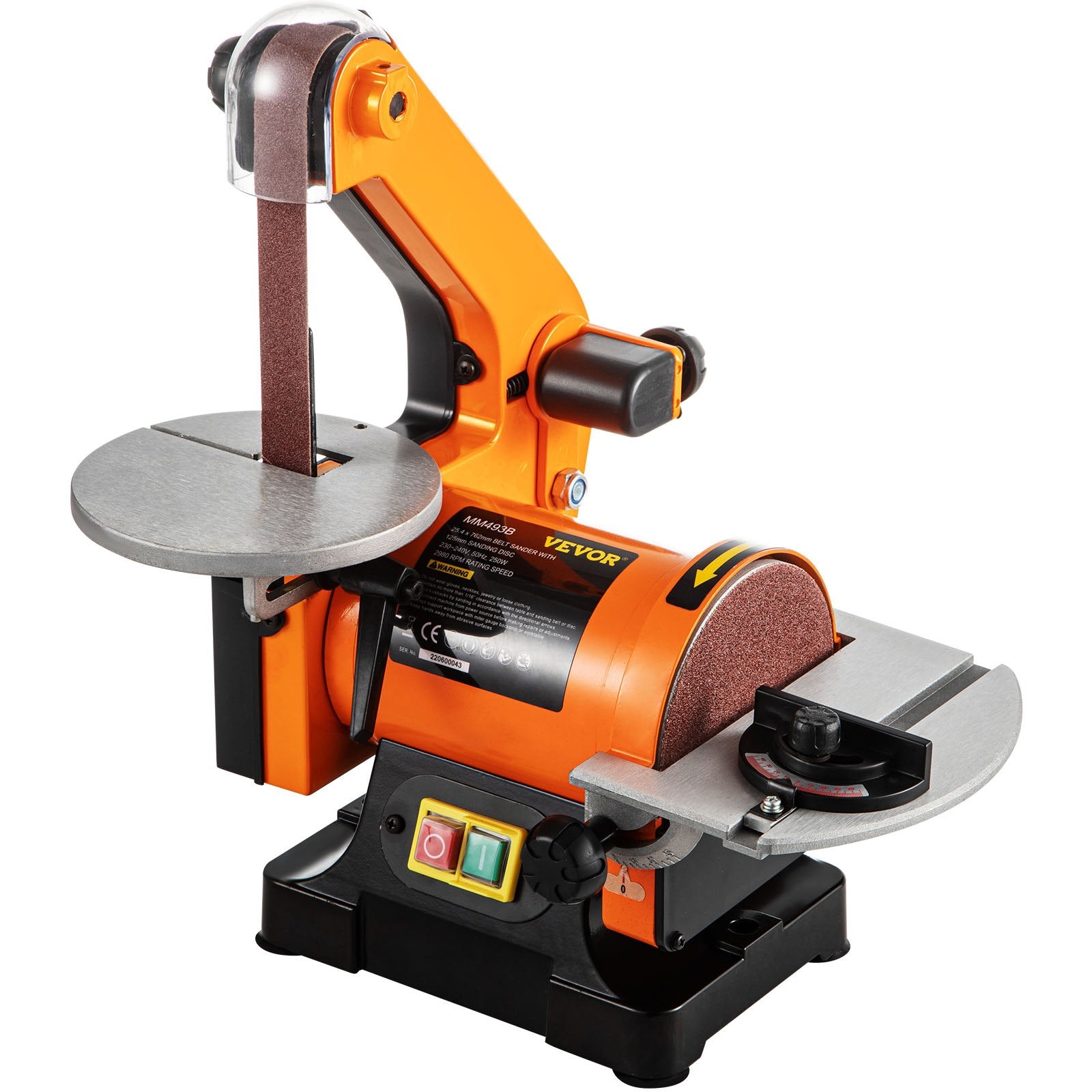 Automotive Gauges: VEVOR Belt Sander 300W Grinder Sander 1 x 30 Inch Electric Belt & Disc Sander 2950 RPM Variable Speed (300W)