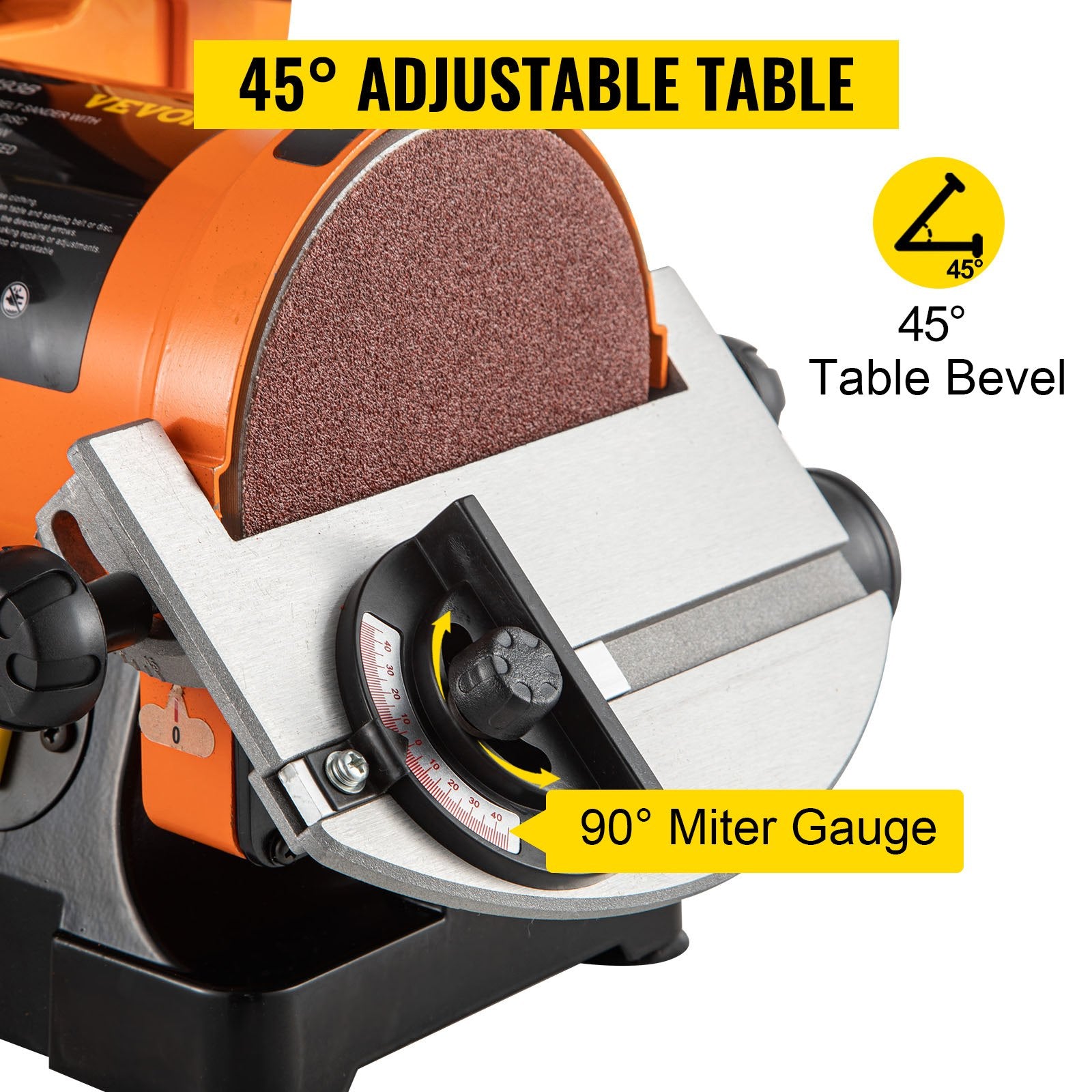 Automotive Gauges: VEVOR Belt Sander 300W Grinder Sander 1 x 30 Inch Electric Belt & Disc Sander 2950 RPM Variable Speed (300W)