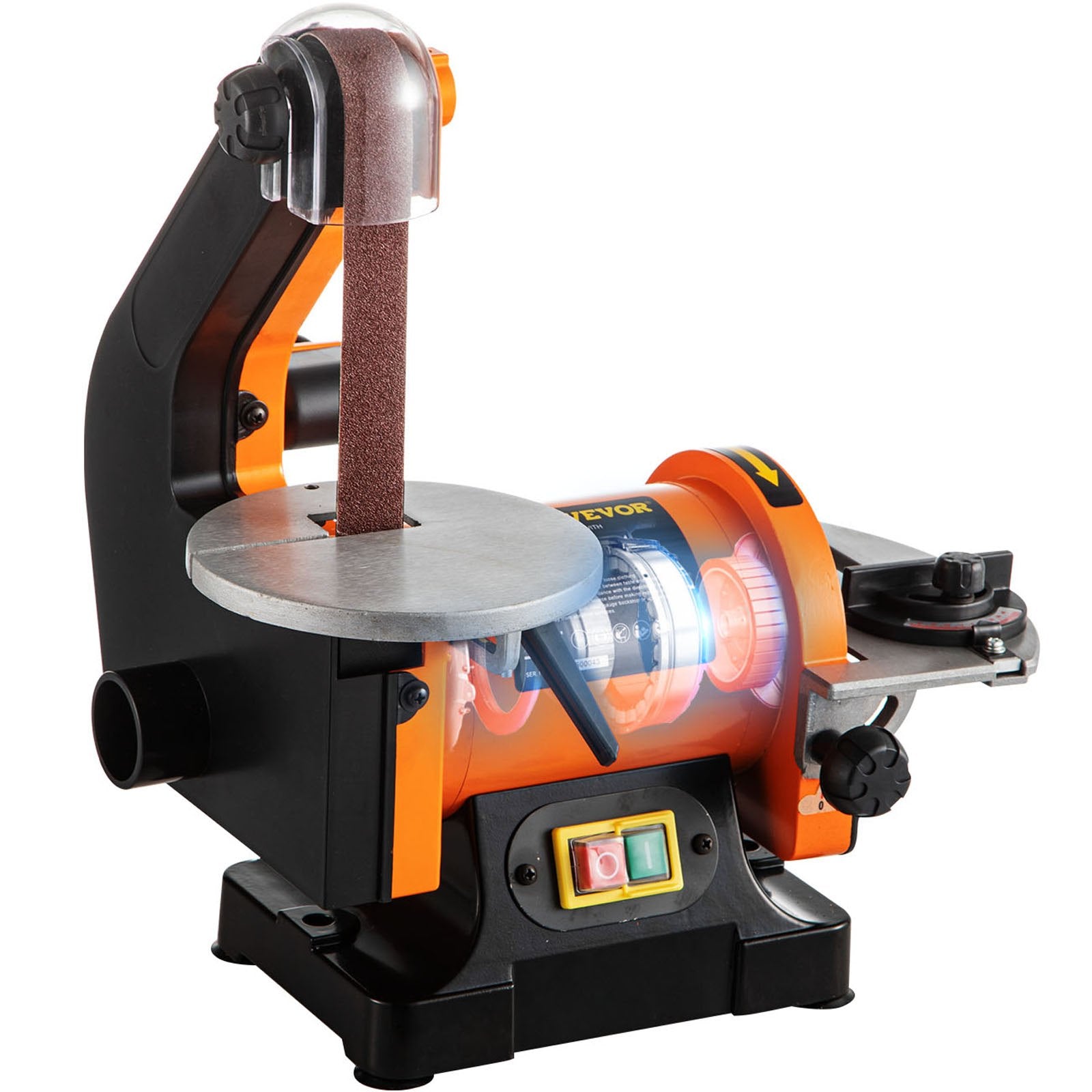 Automotive Gauges: VEVOR Belt Sander 300W Grinder Sander 1 x 30 Inch Electric Belt & Disc Sander 2950 RPM Variable Speed (300W)