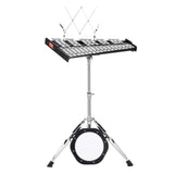 Drums: VEVOR 30 Note Glockenspiel Xylophone Bell Kit, Professional Percussion Instrument Set with Mallets, Drum Sticks, Music Stand,  8" Practice Pad, Adjustable Stand and Carrying Bag for Students & Adults