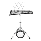 Drums: VEVOR 30 Note Glockenspiel Xylophone Bell Kit, Professional Percussion Instrument Set with Mallets, Drum Sticks, Music Stand,  8" Practice Pad, Adjustable Stand and Carrying Bag for Students & Adults