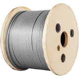 Automotive Repair & Speciality Tools: VEVOR 1/8 Stainless Steel Cable Railing 500ft, Wire Rope 316 Marine Grade, Braided Aircraft Cable 7x7 Strands Construction for Deck Rail Balusters Stair Handrail Porch Fence