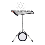 Drums: VEVOR 32 Note Glockenspiel Xylophone Bell Kit, Professional Percussion Instrument Set with Mallets, Drum Sticks, Music Stand,  8" Practice Pad, Adjustable Stand and Carrying Bag for Students & Adults