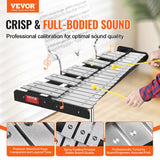 Drums: VEVOR 32 Note Glockenspiel Xylophone Bell Kit, Professional Percussion Instrument Set with Mallets, Drum Sticks, Music Stand,  8" Practice Pad, Adjustable Stand and Carrying Bag for Students & Adults