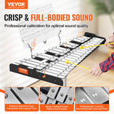 Drums: VEVOR 32 Note Glockenspiel Xylophone Bell Kit, Professional Percussion Instrument Set with Mallets, Drum Sticks, Music Stand, Adjustable Stand and Carrying Bag for Students & Adults