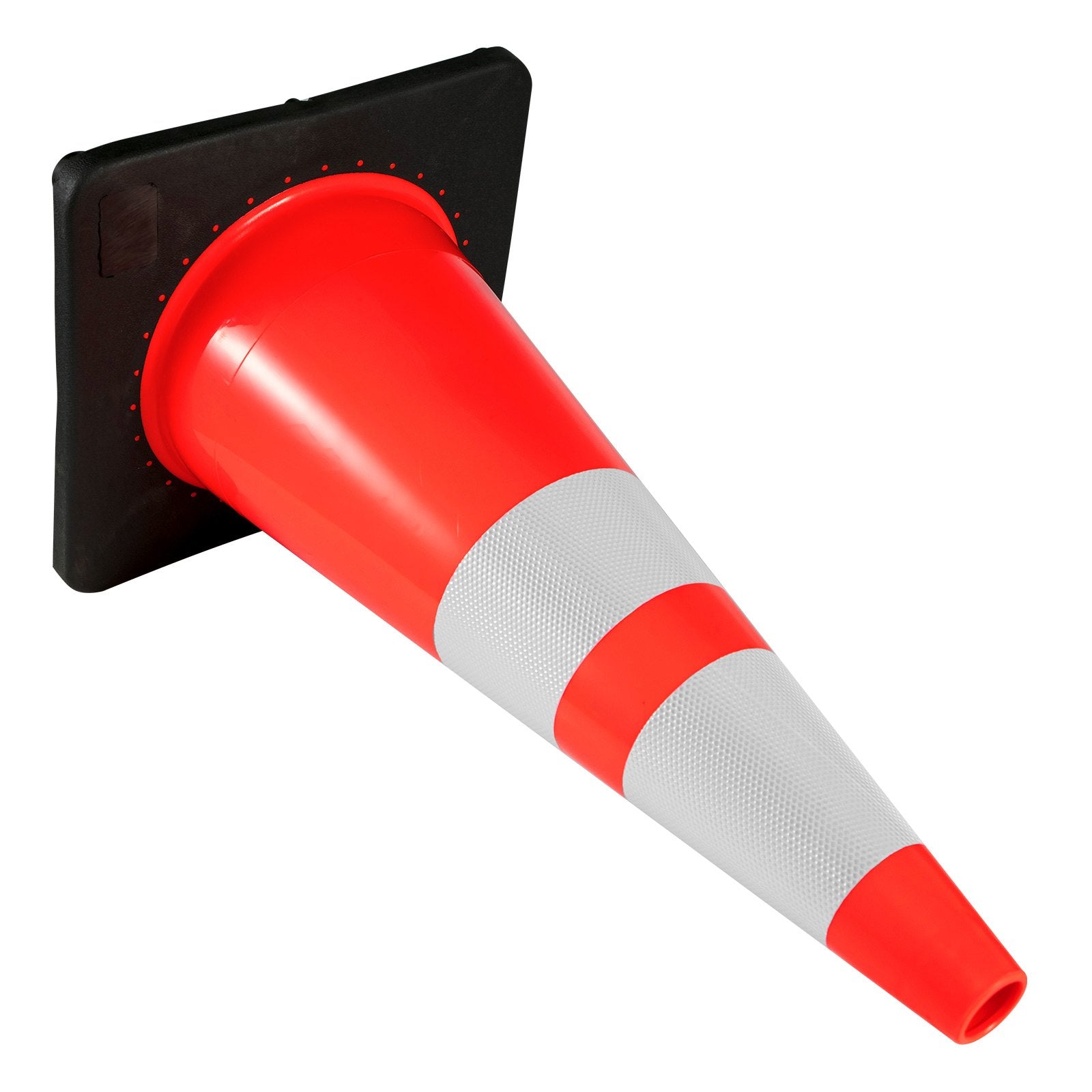 Automotive Decor: VEVOR 6Pack 36" Traffic Cones, Safety Road Parking Cone with Black Weighted Base, PVC Orange Traffic Safety Cones, Hazard Cones Reflective Collars for Construction Traffic Parking