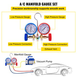 Food Storage: VEVOR 3CFM 84 L/M 1-Stage, Refrigerant Vacuum Pump Refrigeration Gauges A/C Air Conditioning 1440 RPM 1/4 HP, 3 pcs hoses 800 PSI Refrigeration Gauges