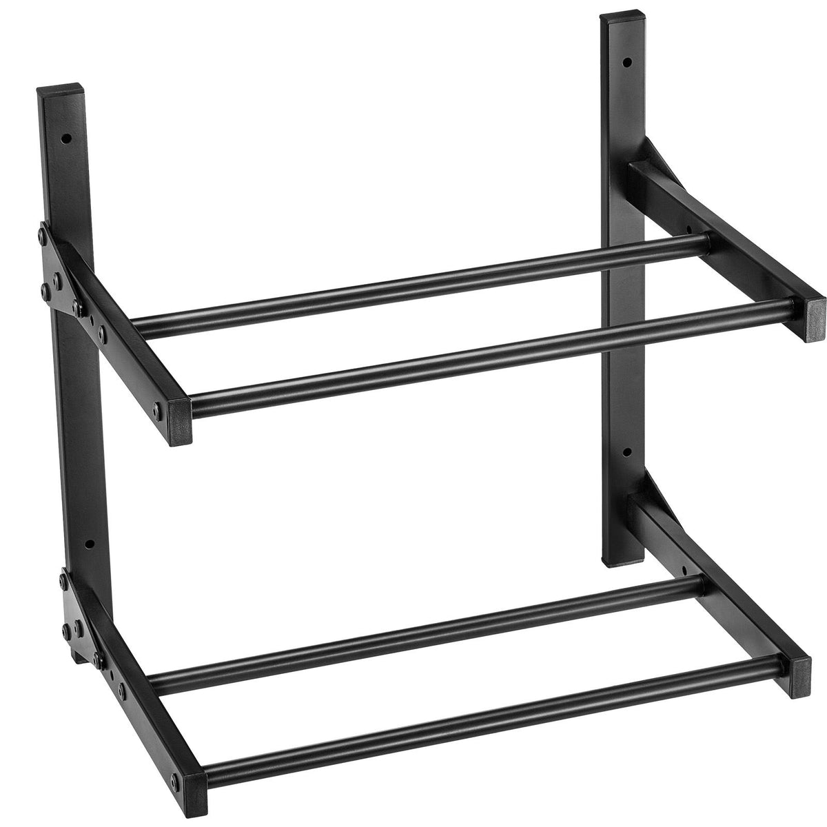 Wall Mount Printer Filament Storage Rack, 2-Tier Wall Bracket Storage Shelf, Rolling Filament Spool Holders Racks with Wheels, Filaments Organzied for 3D Printing Studio, Workshop (Shelf Only)