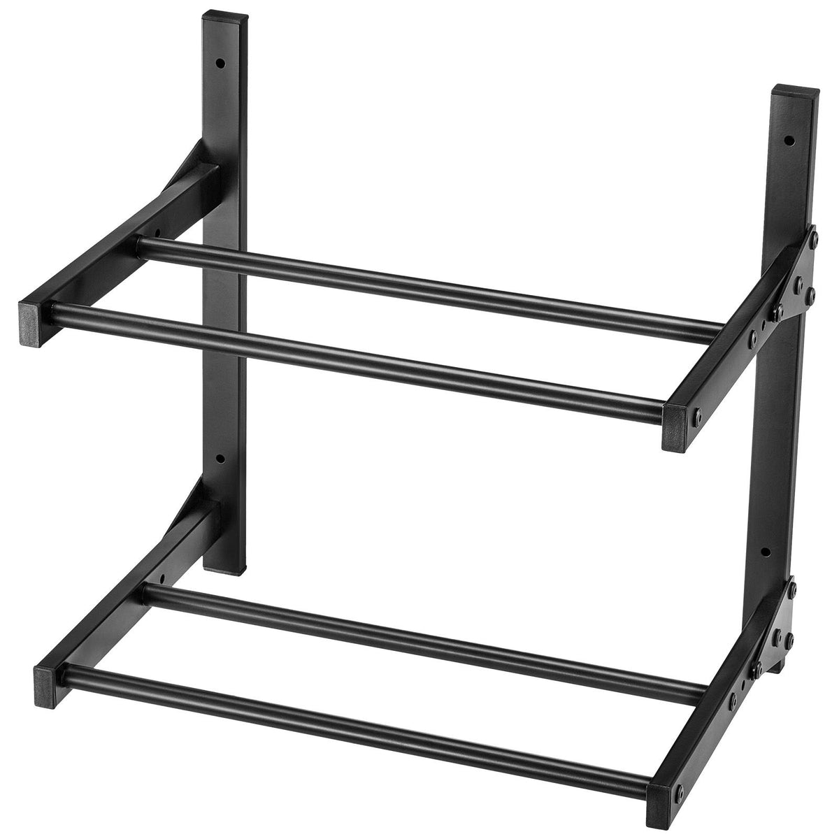 Wall Mount Printer Filament Storage Rack, 2-Tier Wall Bracket Storage Shelf, Rolling Filament Spool Holders Racks with Wheels, Filaments Organzied for 3D Printing Studio, Workshop (Shelf Only)