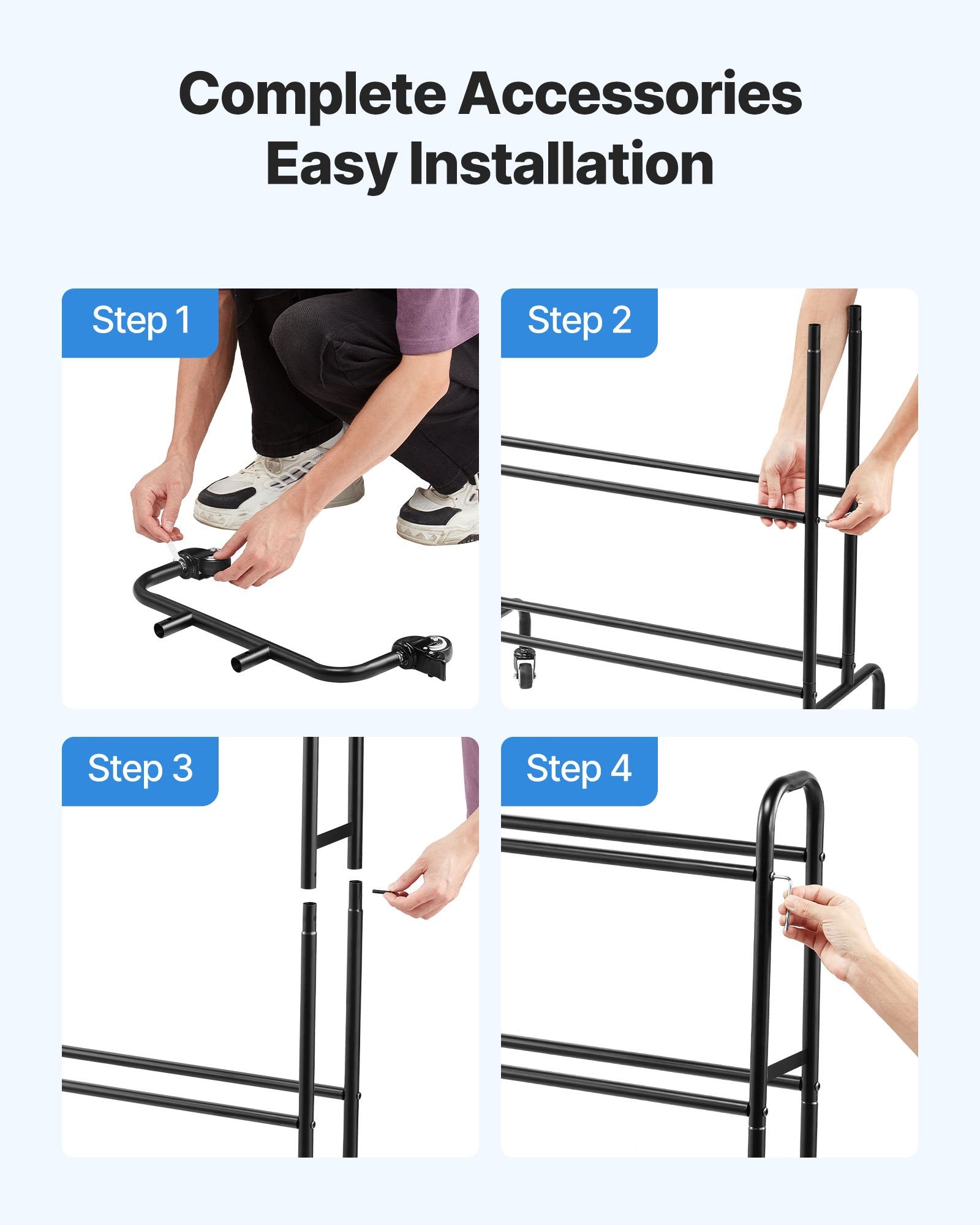 Water Filtration Accessories: VEVOR 3D Printer Filament Storage Rack, 4 Tier Heavy Duty Storage Shelf, Rolling Filament Spool Holders Racks with Wheels, Filaments Organzied for 3D Printing Station, Office, Workshop (Shelf Only)