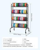 Water Filtration Accessories: VEVOR 3D Printer Filament Storage Rack, 4 Tier Heavy Duty Storage Shelf, Rolling Filament Spool Holders Racks with Wheels, Filaments Organzied for 3D Printing Station, Office, Workshop (Shelf Only)