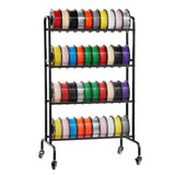 Water Filtration Accessories: VEVOR 3D Printer Filament Storage Rack, 4 Tier Heavy Duty Storage Shelf, Rolling Filament Spool Holders Racks with Wheels, Filaments Organzied for 3D Printing Station, Office, Workshop (Shelf Only)