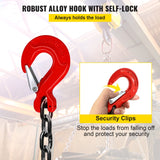 Building Materials: VEVOR Chain Sling 5/16" X 10' Engine Lift Chain G80 Alloy Steel Engine Chain Hoist Lifts 3 Ton with 4 Leg Grab Hooks and Adjuster
