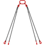 Building Materials: VEVOR Chain Sling 5/16" X 10' Engine Lift Chain G80 Alloy Steel Engine Chain Hoist Lifts 3 Ton with 4 Leg Grab Hooks and Adjuster
