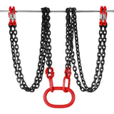 Building Materials: VEVOR Chain Sling 5/16" X 10' Engine Lift Chain G80 Alloy Steel Engine Chain Hoist Lifts 3 Ton with 4 Leg Grab Hooks and Adjuster