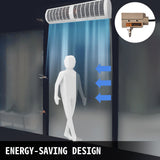 Curtain Accessories: VEVOR Air Curtain, 1.2m Electric Wind Curtain with Limit Switch, Max. 2204 CFM Air Flow, 3 Speeds Control Commercial Indoor Air Curtain, Ideal for Shops, Buildings