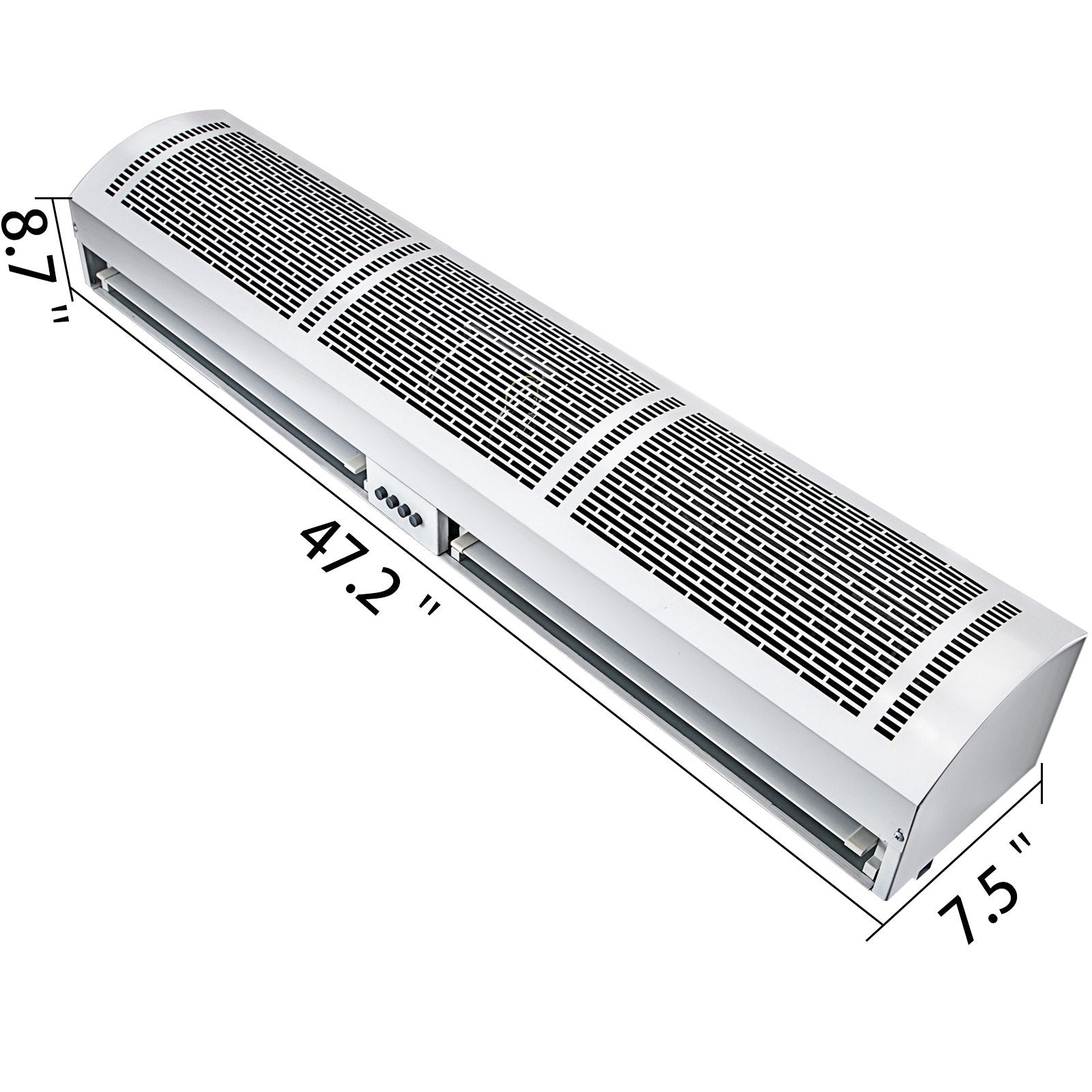 Air Curtain, 1.2m Electric Wind Curtain with Limit Switch, Max. 2204 CFM Air Flow, 3 Speeds Control Commercial Indoor Air Curtain, Ideal for Shops, Buildings