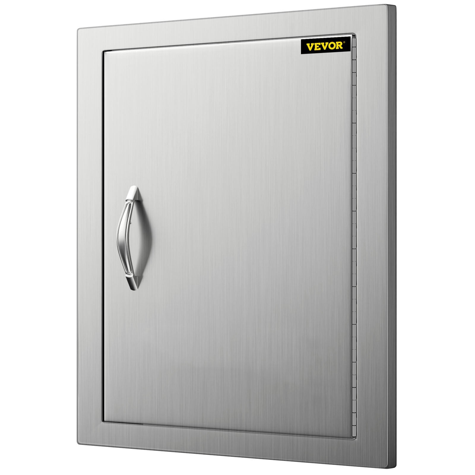 BBQ Tools: 46X51CM Outdoor Kitchen BBQ Door Commercial Stainless Steel Single Access Door