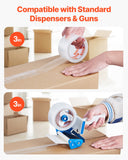 Tape & Dispensers: VEVOR Packing Tape 18 Rolls 65 Yards Heavy Duty Clear Packing Tapes 2.7 Mil