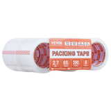 Tape & Dispensers: VEVOR Clear Packing Tape 6 Rolls 65 Yards Heavy Duty Clear Packing Tapes 2.7 Mil