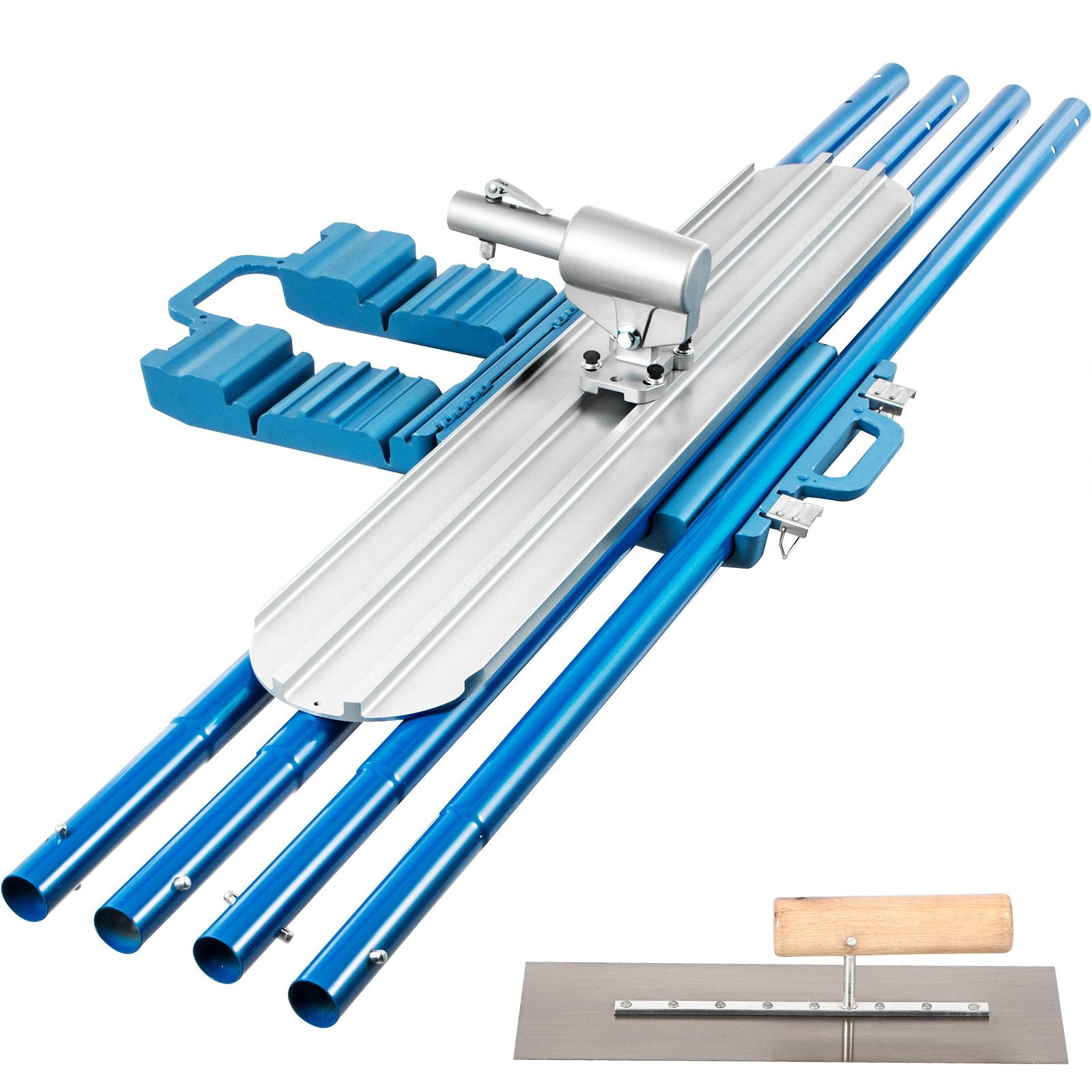 Masonry Tools: VEVOR Bull Float Magnesium Concrete Float 48 x 8" Round End Concrete Float Tool Cement Tool Bull Concrete Kit Bull Float with 4 Float Handle Bull Float Bracket Concrete Tools Finishing Bull Float