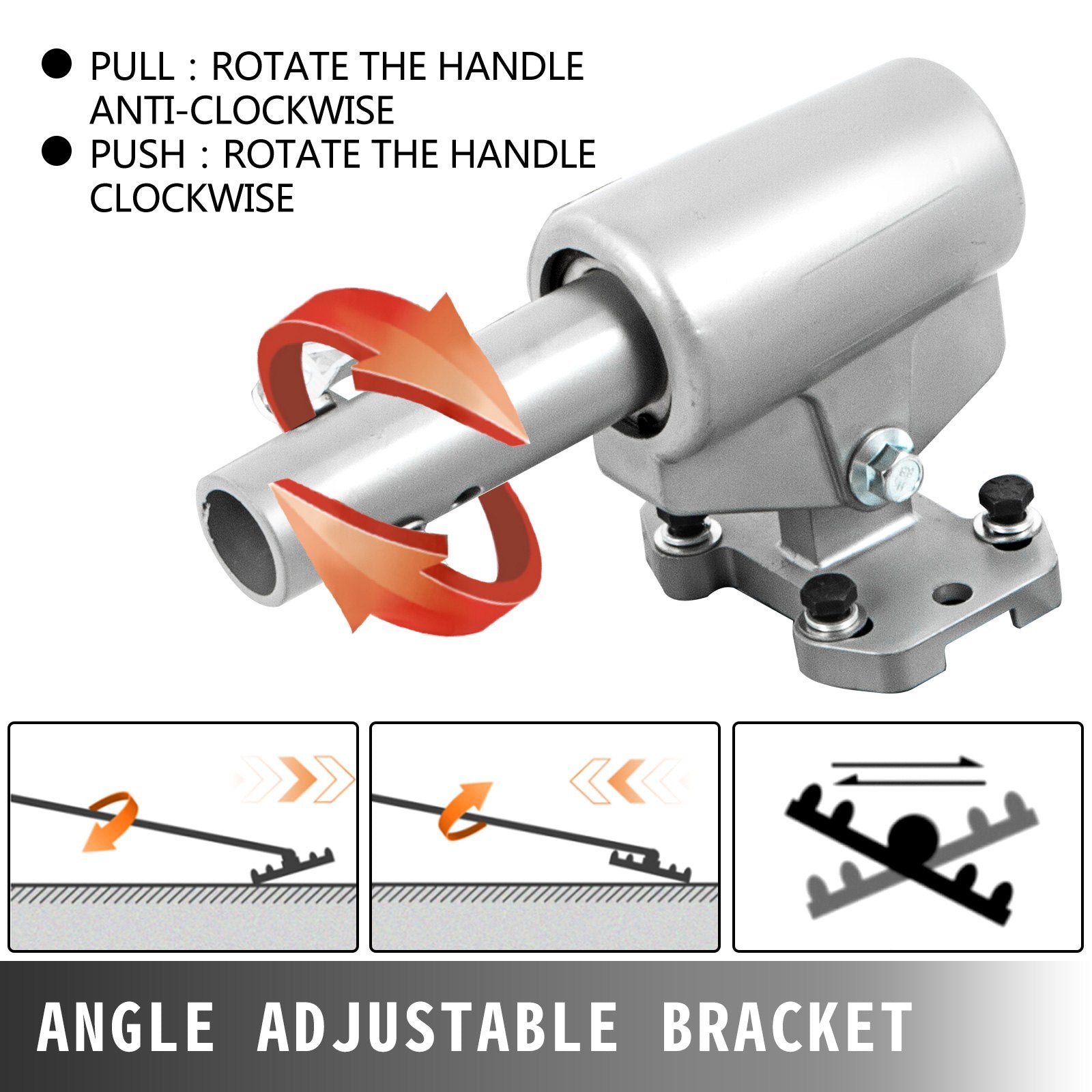 Masonry Tools: VEVOR Bull Float Magnesium Concrete Float 48 x 8" Round End Concrete Float Tool Cement Tool Bull Concrete Kit Bull Float with 4 Float Handle Bull Float Bracket Concrete Tools Finishing Bull Float