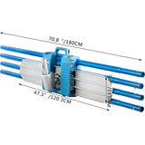 Masonry Tools: VEVOR Bull Float Magnesium Concrete Float 48 x 8" Round End Concrete Float Tool Cement Tool Bull Concrete Kit Bull Float with 4 Float Handle Bull Float Bracket Concrete Tools Finishing Bull Float