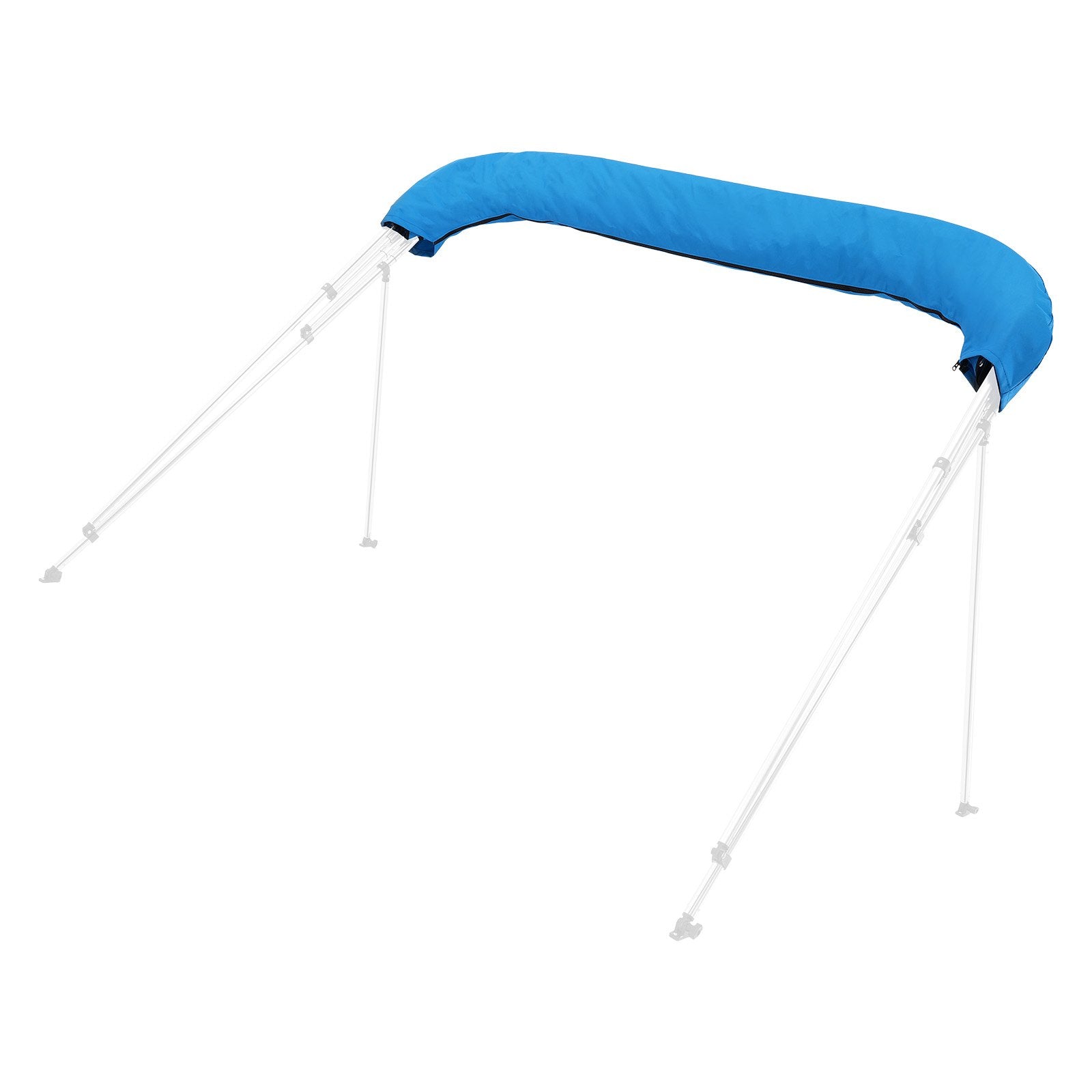 Laminators: VEVOR 4 Bow Boat Bimini Tops, 600D Polyester Canopy, Waterproof & Sun Protection Boat Awning Canopy with Storage Bag, Bimini Top Replacement, 96"Lx(91"-96")W, Pacific Blue (Support Frame Not Included)