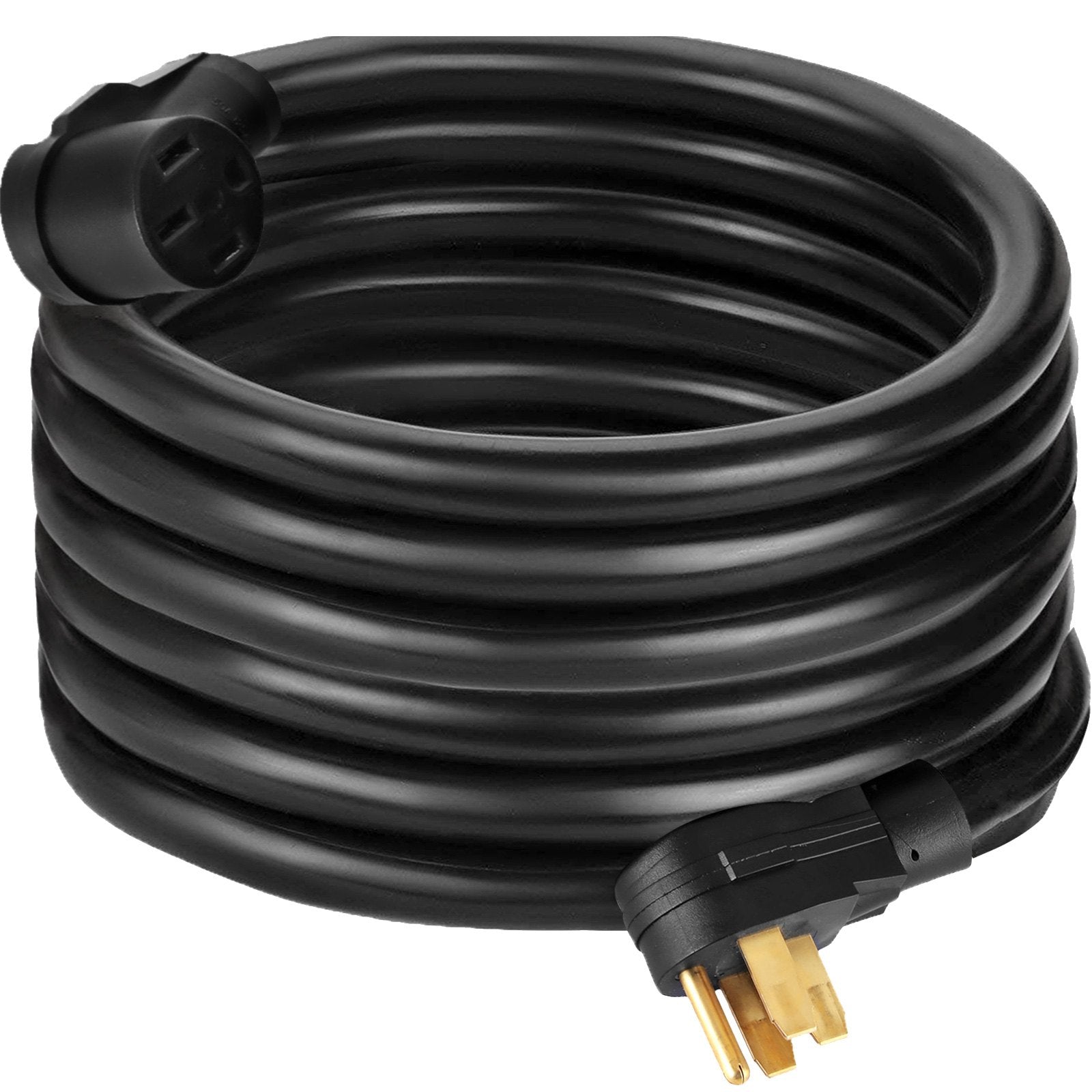 Automotive Repair & Speciality Tools: VEVOR 50Ft 50 Amp RV Power Cord Durable Heavy Duty RV Extension Cord Copper Wire RV Cord Power Supply Cable for Trailer Motorhome Camper