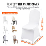 Women's Uggs & Slippers: VEVOR Stretch Spandex Folding Chair Covers, Universal Fitted Chair Cover, Removable Washable Protective Slipcovers, for Wedding, Holiday, Banquet, Party, Celebration, Dining (50PCS White)