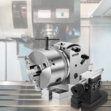 Drill & Screwdriver Accessories: VEVOR BS-0 Dividing Head 5 Inch, Precision Dividing Head Set with 5" 3-jaw Chuck & Tailstock Dividing Plates for Milling Machine