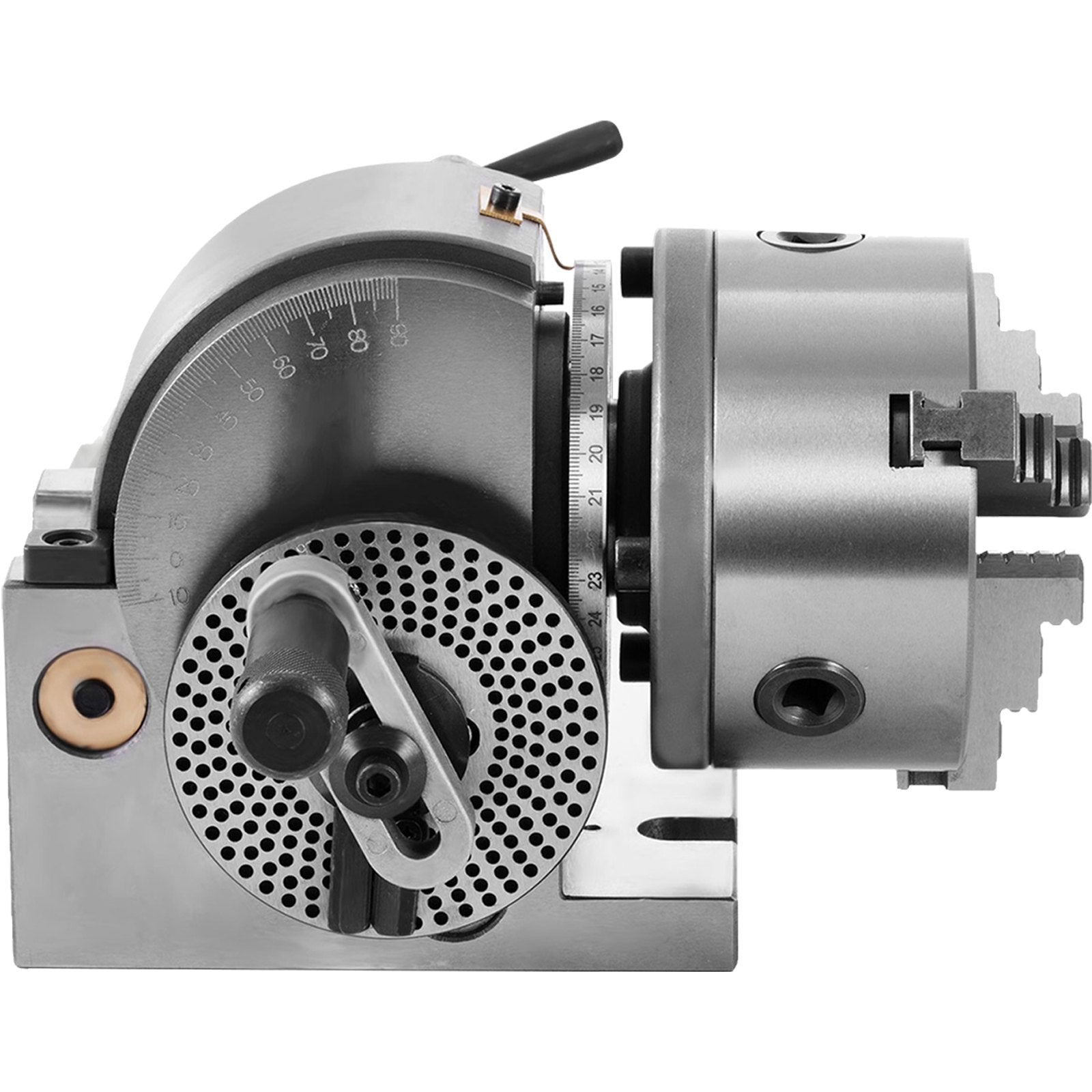 Drill & Screwdriver Accessories: VEVOR BS-0 Dividing Head 5 Inch, Precision Dividing Head Set with 5" 3-jaw Chuck & Tailstock Dividing Plates for Milling Machine