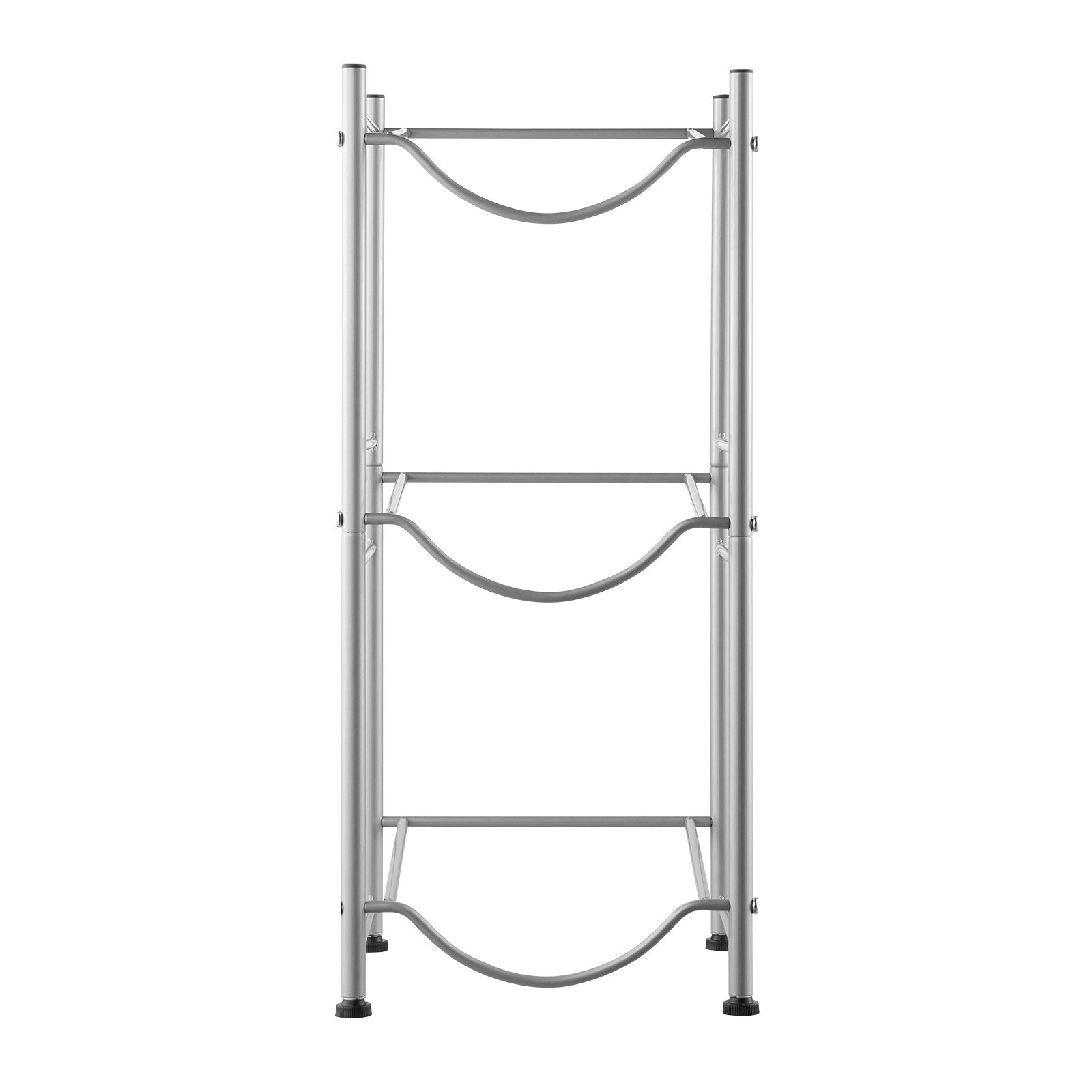Fencing: VEVOR 3 Tiers Water Jug Holder, 5 Gallon Water Bottle Holder, Single Row Water Bottle Rack for 3 Bottles, Heavy Duty Water Jug Rack for Kitchen, Office, Living Room, Silver