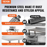 Basketball & Basketball Accessories: VEVOR Commercial Worktable & Workstation 24 x 30 x 32 Inch Stainless Steel Work Table Heavy Duty Commercial Food Prep Work Table for Home, Kitchen, Restaurant Metal Prep Table with Adjustable Feet