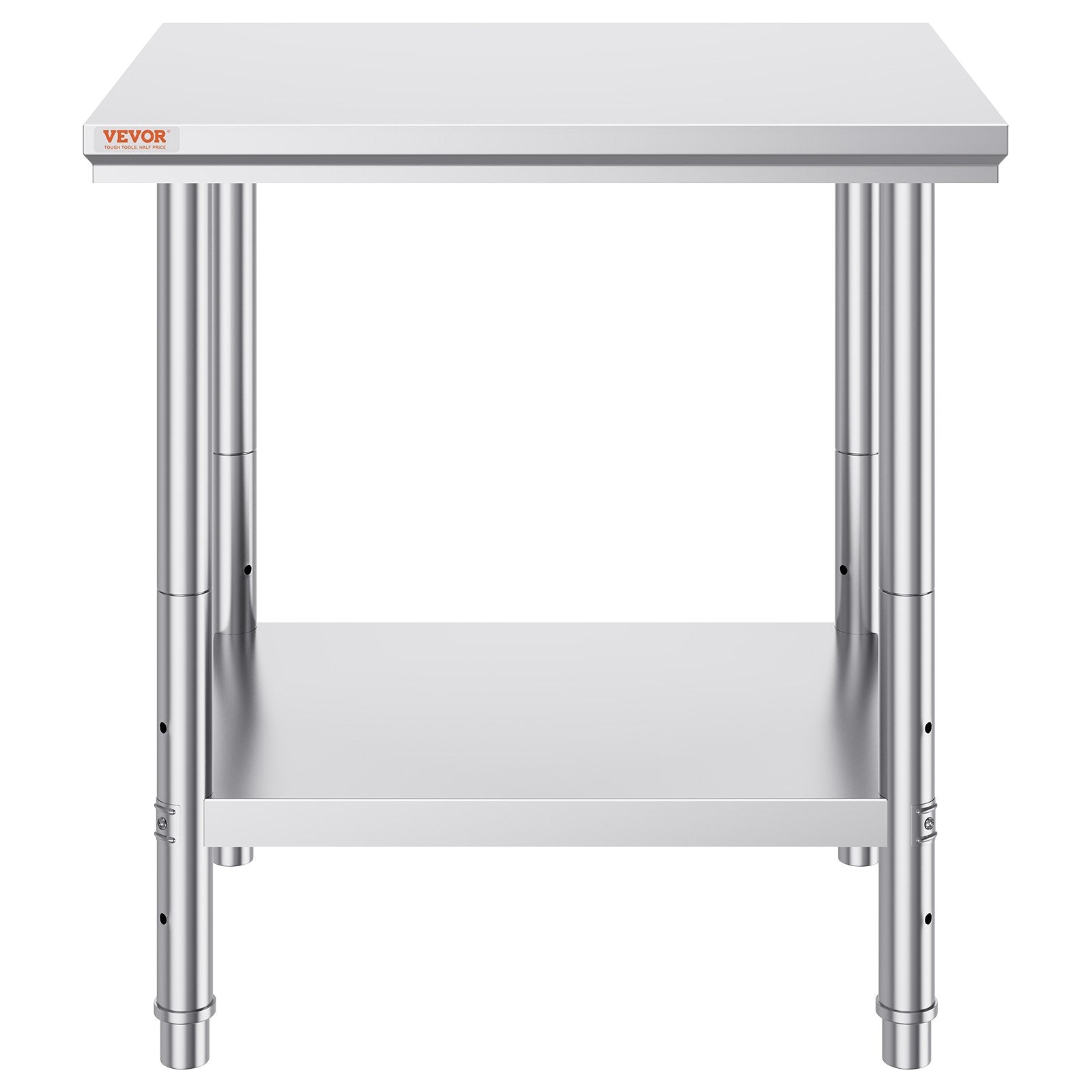 Basketball & Basketball Accessories: VEVOR Commercial Worktable & Workstation 24 x 30 x 32 Inch Stainless Steel Work Table Heavy Duty Commercial Food Prep Work Table for Home, Kitchen, Restaurant Metal Prep Table with Adjustable Feet
