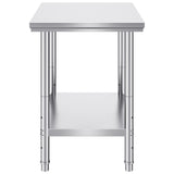 Basketball & Basketball Accessories: VEVOR Commercial Worktable & Workstation 24 x 30 x 32 Inch Stainless Steel Work Table Heavy Duty Commercial Food Prep Work Table for Home, Kitchen, Restaurant Metal Prep Table with Adjustable Feet