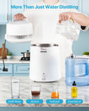 Distilling & Brewing: VEVOR 6L Water Distiller Home Countertop Purifier Machine 900W Plastic Container