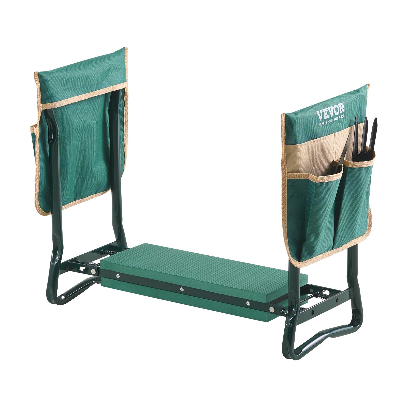 Mobility & Accessibility: VEVOR Garden Kneeler and Seat, 6 in Wide Kneeling Pad, Heavy Duty Garden Kneeling Stool, Folding Garden Seat with 2 Tool Bags, Relieve Knee & Back Pain, Portable Garden Bench for Women Grandparents