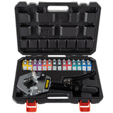 Automotive Repair & Speciality Tools: VEVOR Hydraulic Hose Crimper Hydra-Krimp 71500,Manual AC Hose Crimper Kit Air Conditioning Repaire Handheld,Hydraulic Hose Crimping Tool with 7 Die Set, for Barbed and Beaded Hose Fittings