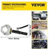 Automotive Repair & Speciality Tools: VEVOR Hydraulic Hose Crimper Hydra-Krimp 71500,Manual AC Hose Crimper Kit Air Conditioning Repaire Handheld,Hydraulic Hose Crimping Tool with 7 Die Set, for Barbed and Beaded Hose Fittings