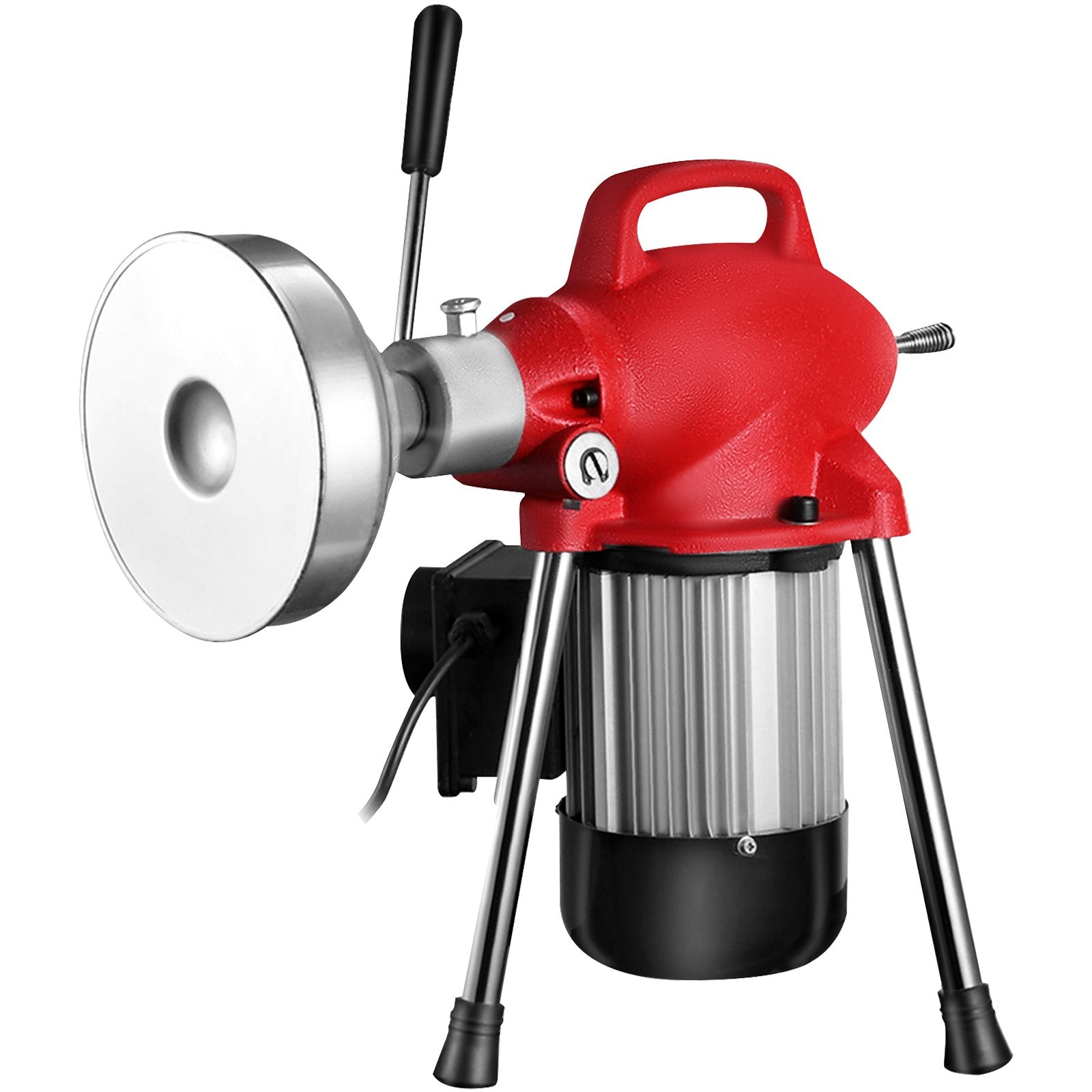 Gardening Tools: VEVOR 0.75-4 Inch Sectional Pipe Drain Cleaning Machine 400PRM Snake Cleaner Pipe Drain Cleaning Machine with 66 Ft x 0.67 Inch Galvanize Cable Heavy Duty